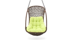 Bianchi Single Seater Hanging Swing Without Stand For Balcony , Garden Swing (Dark Brown )