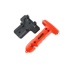 AGARO 2-in-1 Car Safety Window Hammer and Seat Belt Cutter – Emergency Escape Tool with Glass Breaker & Sturdy Holder, Ideal for Vehicle Roadside Emergencies-2