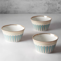 India Circus Regal Romance Nikko Bowl Set of 3