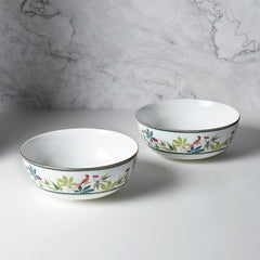 India Circus Grandeur Green Dinner Set (Pack of 20), For Family of 6