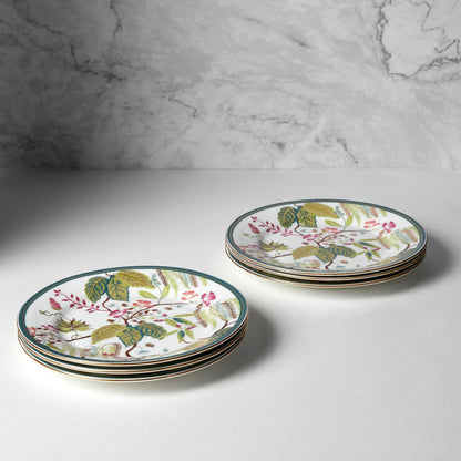 India Circus Grandeur Green Dinner Set (Pack of 20), For Family of 6