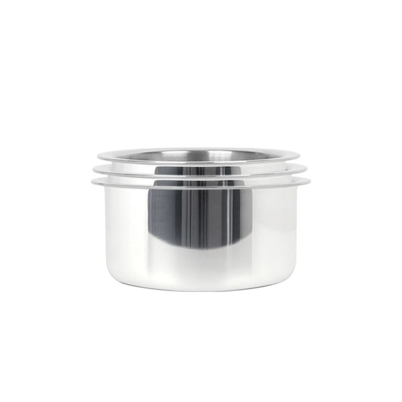 MEYER Trivantage set of 3 Tri-ply Stainless Steel Tope With Lid (14,16,18 cm)