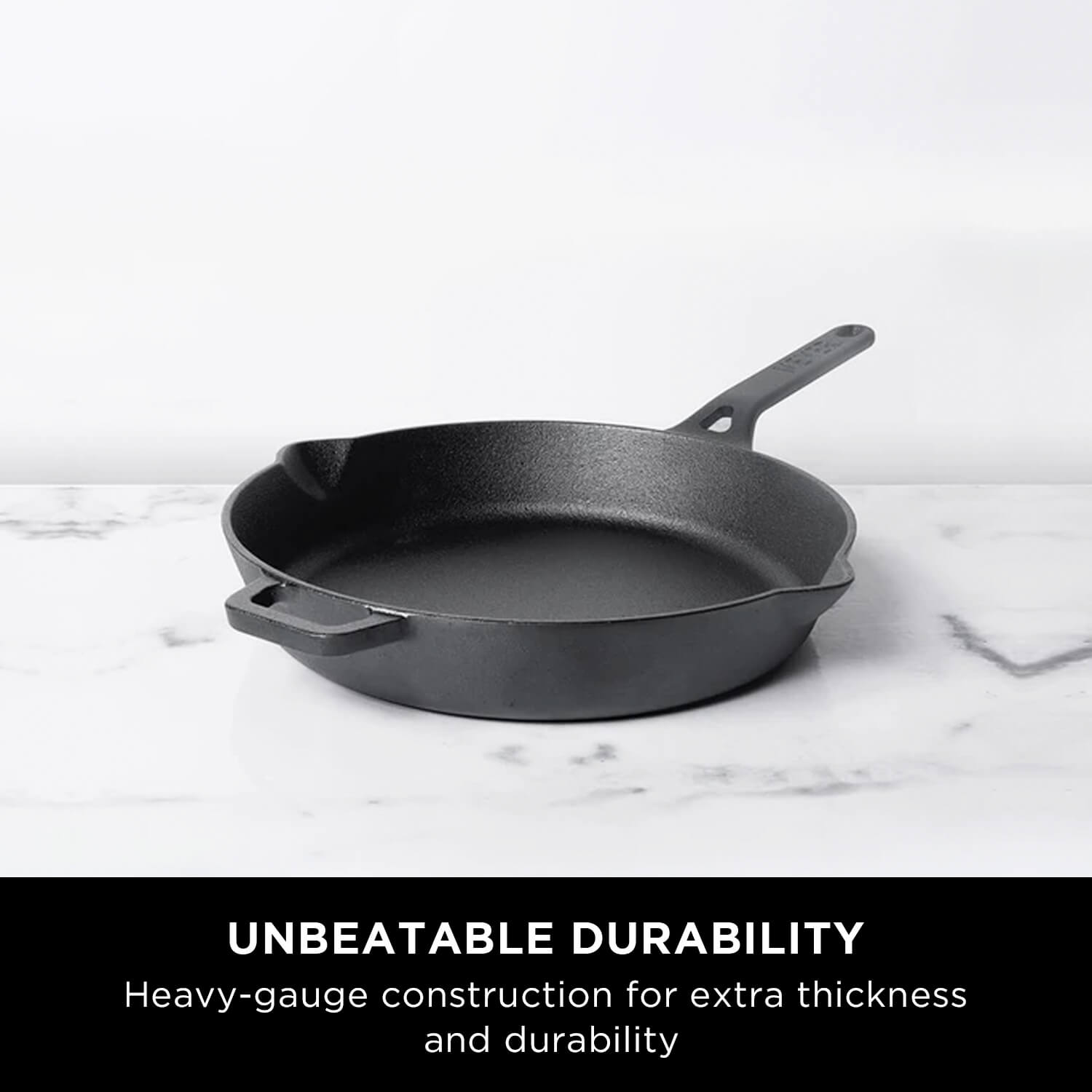 Meyer Pre-Seasoned Cast Iron 2pcs Set (26cm Roti Tawa + 26cm Frypan/Skillet)