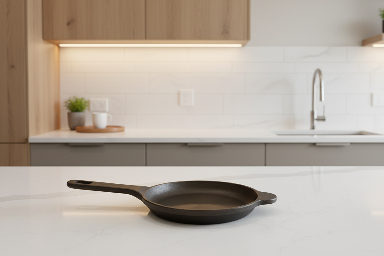 SUPER SMOOTH Cast Iron OMELETTE Pan