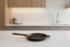 SUPER SMOOTH Cast Iron OMELETTE Pan