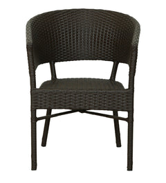 Bud Outdoor Patio Seating Set 2 Chairs and 1 Table Set (Brown)
