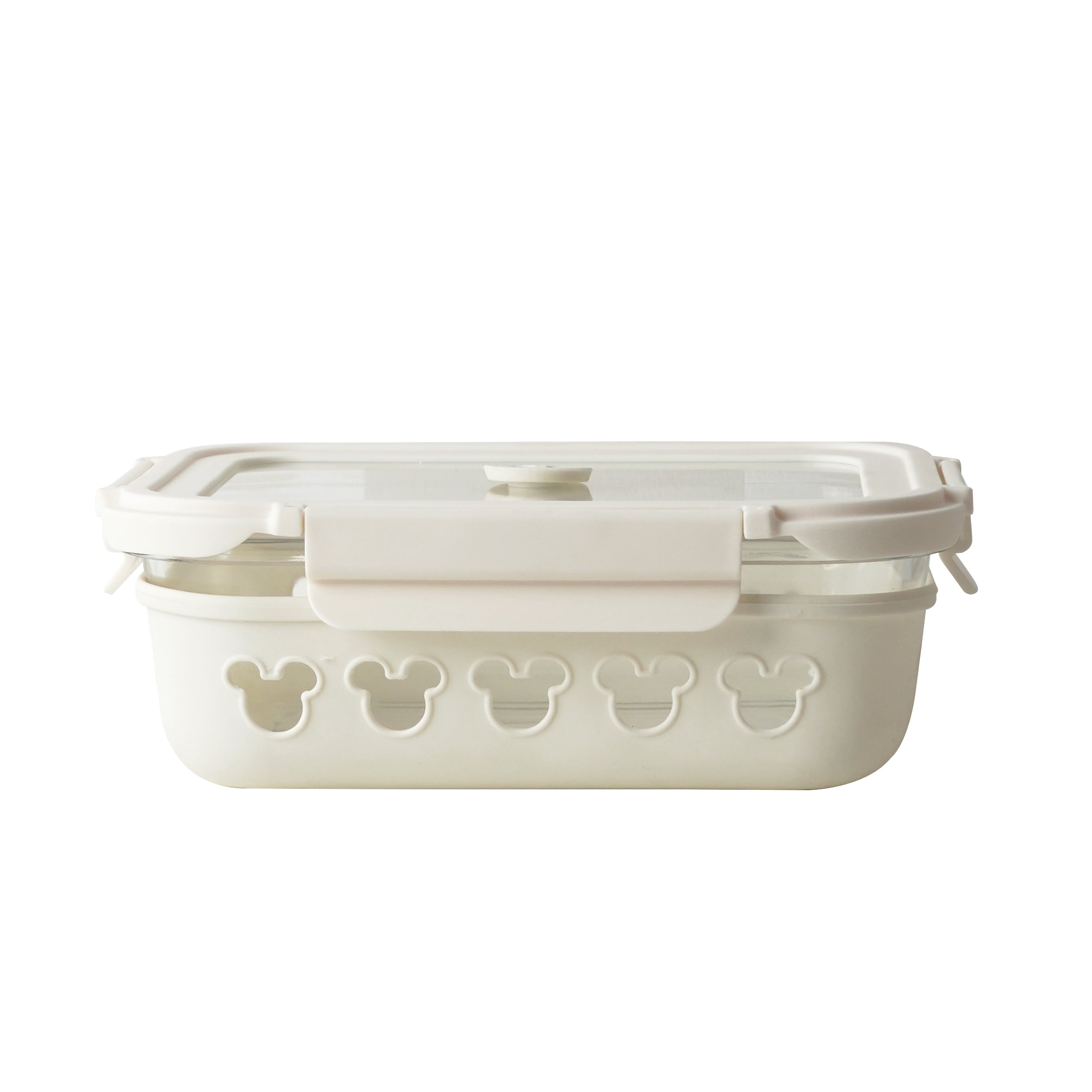 Disney Rectangle Glass Container with Air Tight Detachable Lid (set of 2)