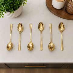 Brass Spoon Set (Pack Of 6)