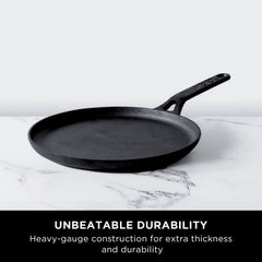 Meyer 2pcs Set - 28cm Cast Iron Flat Tawa + Oil Sprayer