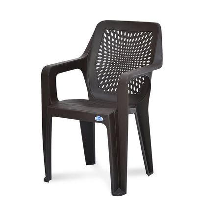 Nilkamal Trendy Plastic Chair with Arm Rest