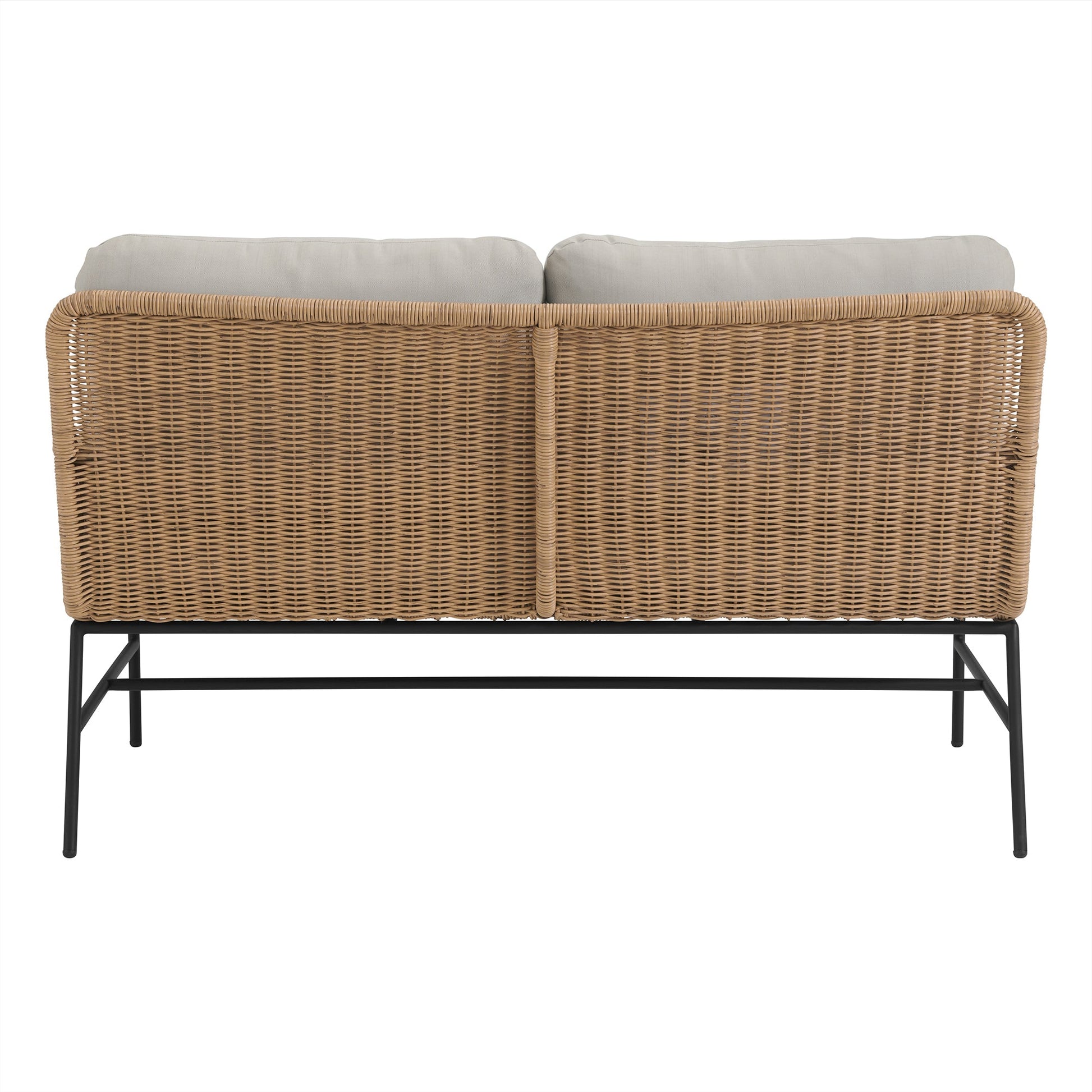 Eloise Outdoor Garden Balcony Sofa Set 2 Seater, 2 Single seater and 1 Center Table Set (Tan)