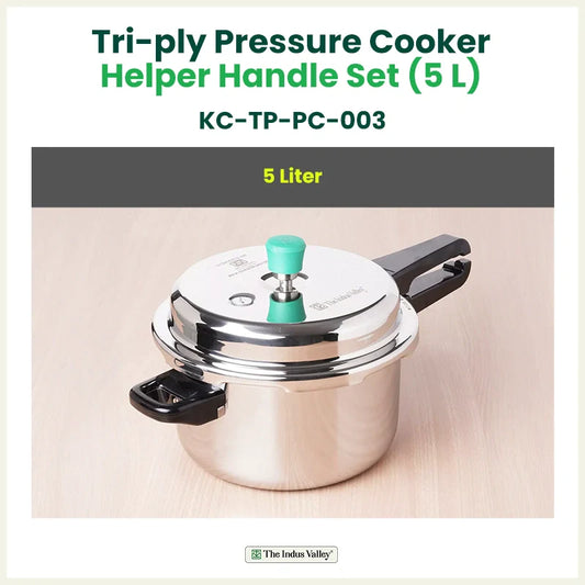 5L D-side Helper Handle for Triply Stainless Steel Pressure Cooker
