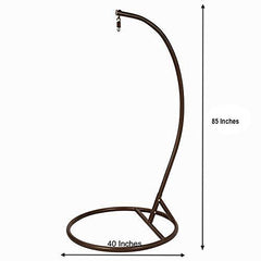 Dreamline Garden Outdoor/Indoor Swing/jhula/hammocks Brown Stand