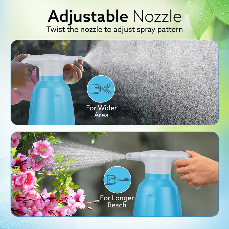 AGARO Elite 2L Electric Sprayer Bottle, Automatic Watering of Indoor/Outdoor Plants, Rechargeable, Power Sprayer with Adjustable Spout for Garden, Fertilizing, Cleaning-2