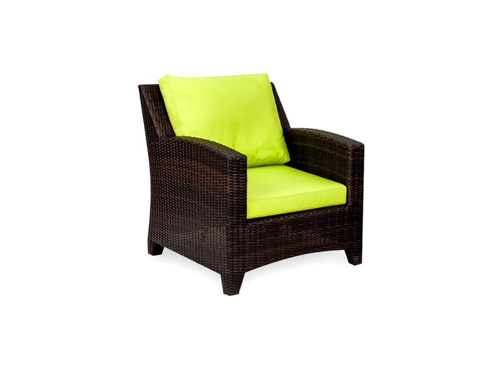 Alfonsoo Outdoor Patio Sofa Set 5 Seater and 1 Center Table (Dark brown)