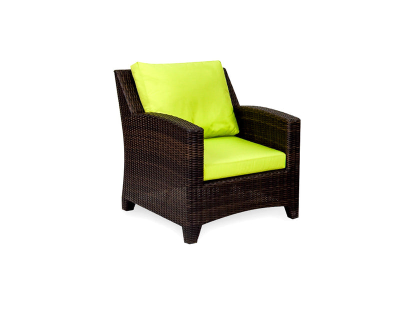 Alfonsoo Outdoor Patio Sofa Set 5 Seater and 1 Center Table (Dark brown)