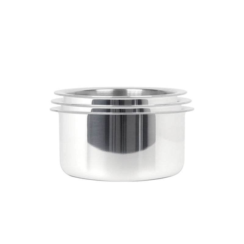 MEYER Trivantage set of 3 Tri-ply Stainless Steel Tope With Lid (16,18,20 cm)