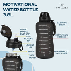 Motivational Water Bottle 3.8 L