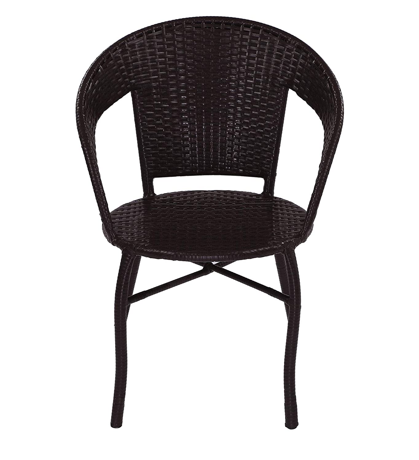 Gem Outdoor Patio Seating Set 2 Chairs and 1 Table Set (Brown)