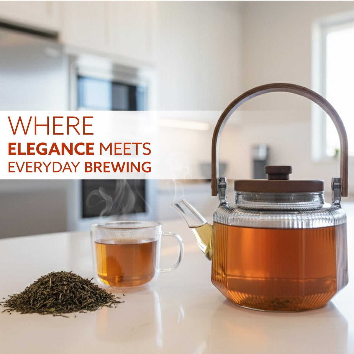 AGARO Elite 600ml Borosilicate Glass Kettle | Heat Resistant, Stovetop & Microwave Safe, Durable Clear Glass for Tea, Co