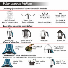 VSTAR EVO PLUS 750W MIXER GRINDER vidiem
