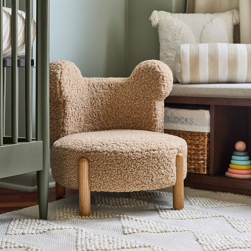 Kids Cream White Bear Play Chair