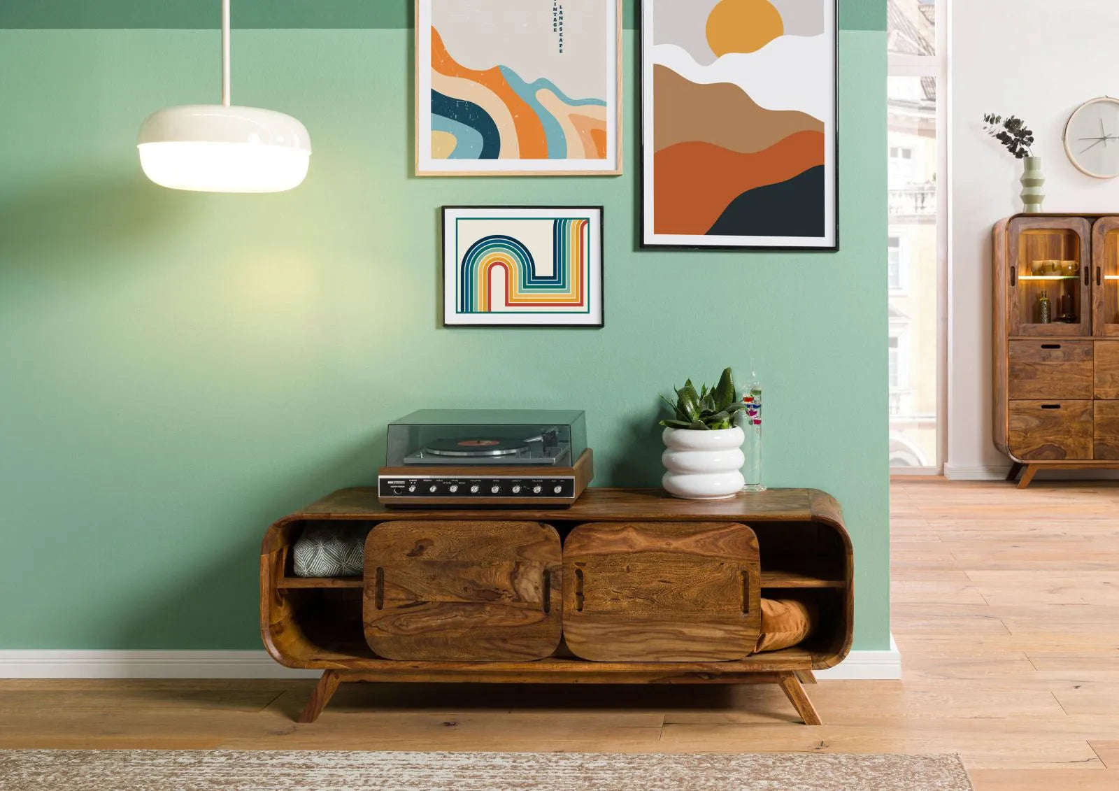 Marwar Solid Sheesham Wood Media Console / TV Unit