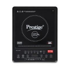 Prestige Induction Cooktop PIC 31.0 V4 + Prestige Omega Deluxe Granite Alpha 3 Pc BYK Non-Stick Set: Kadai 24cm with Glass Lid, Omni Tawa 28cm, Fry Pan 24cm, Gas & Induction Compatible