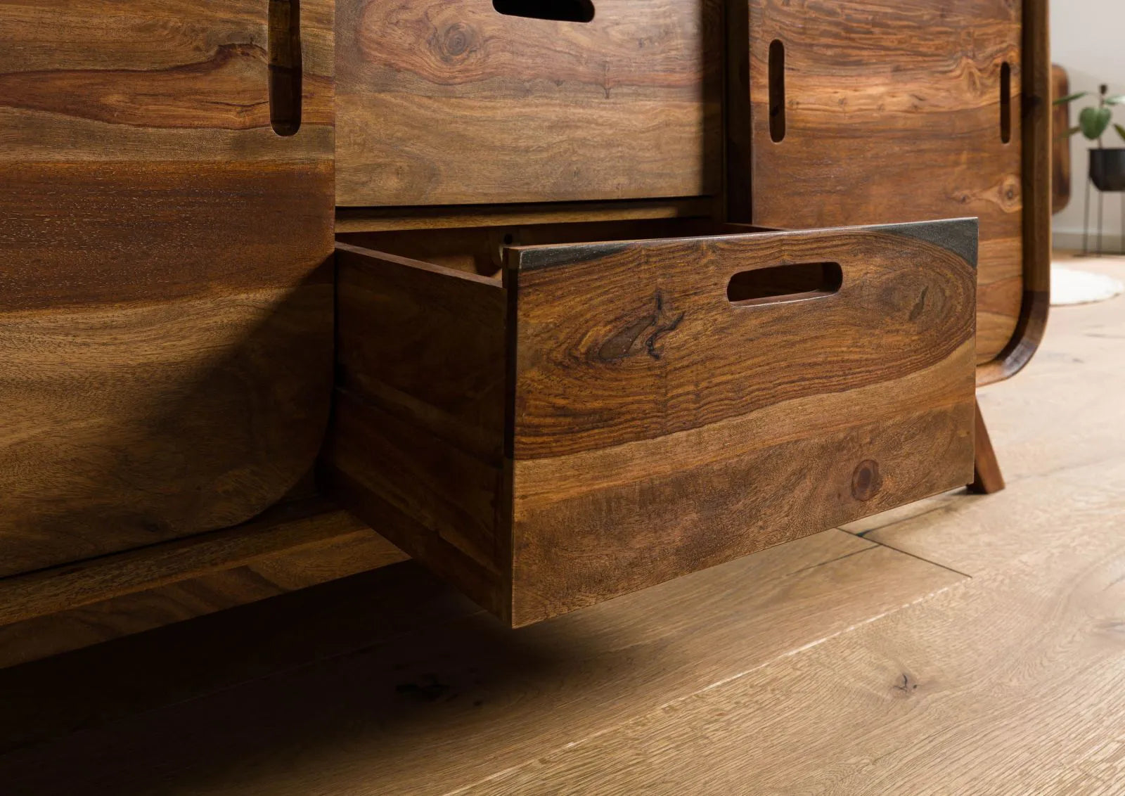 Marwar Solid Sheesham Wood Sideboard / Storage Cabinet