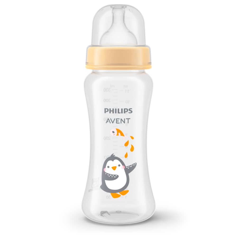 Philips Avent Essential Feeding Bottle 330ml with Teat, Anti-Colic, 6m+ (SCF064/01)