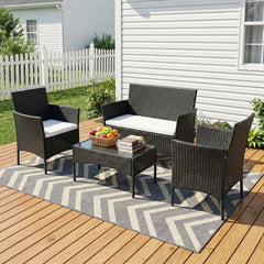 Aaru Outdoor Sofa Set 2 Seater , 2 Single seater and 1 Center Table Set