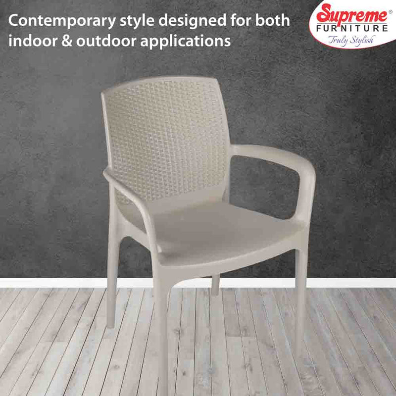 Supreme Texas Plastic With-Arm Chair
