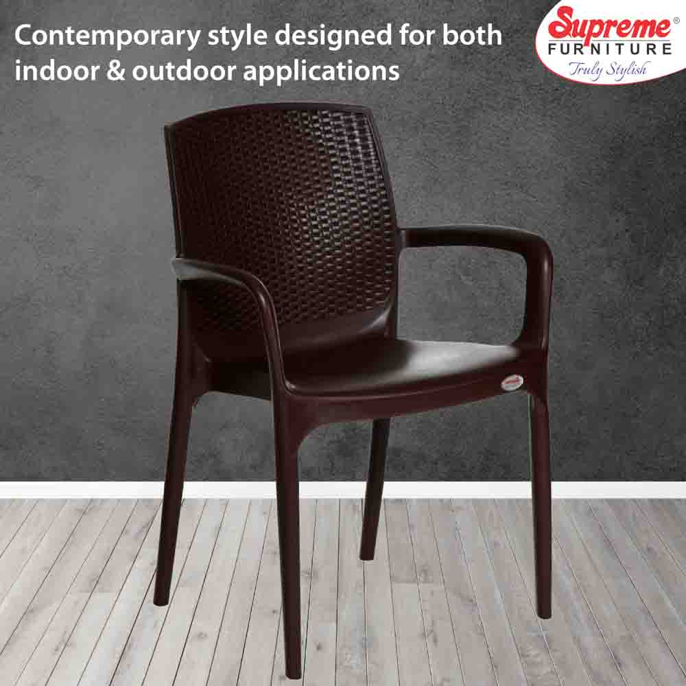 Supreme Texas Plastic With-Arm Chair