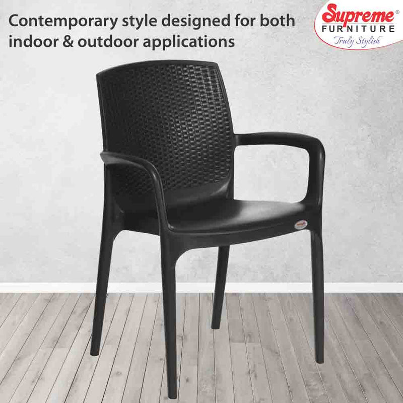 Supreme Texas Plastic With-Arm Chair