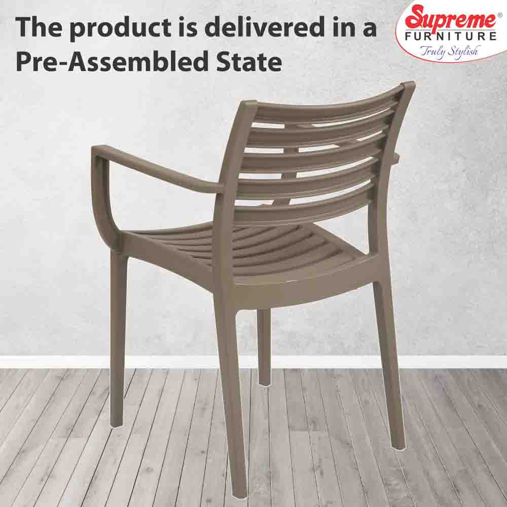 Supreme Empire Plastic With-Arm Chair