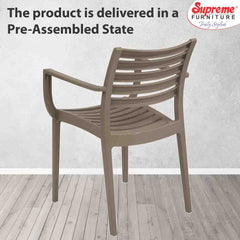 Supreme Empire Plastic With-Arm Chair
