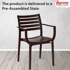 Supreme Empire Plastic With-Arm Chair