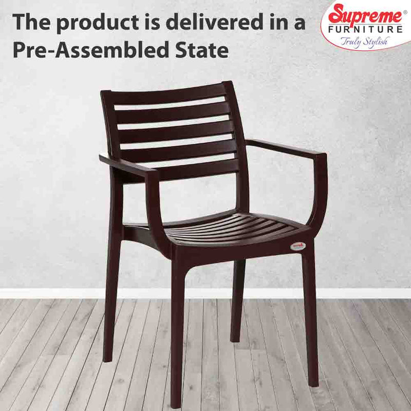 Supreme Empire Plastic With-Arm Chair