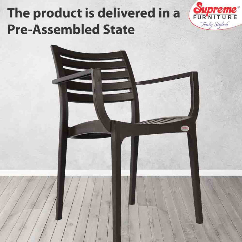 Supreme Empire Plastic With-Arm Chair