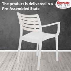 Supreme Empire Plastic With-Arm Chair