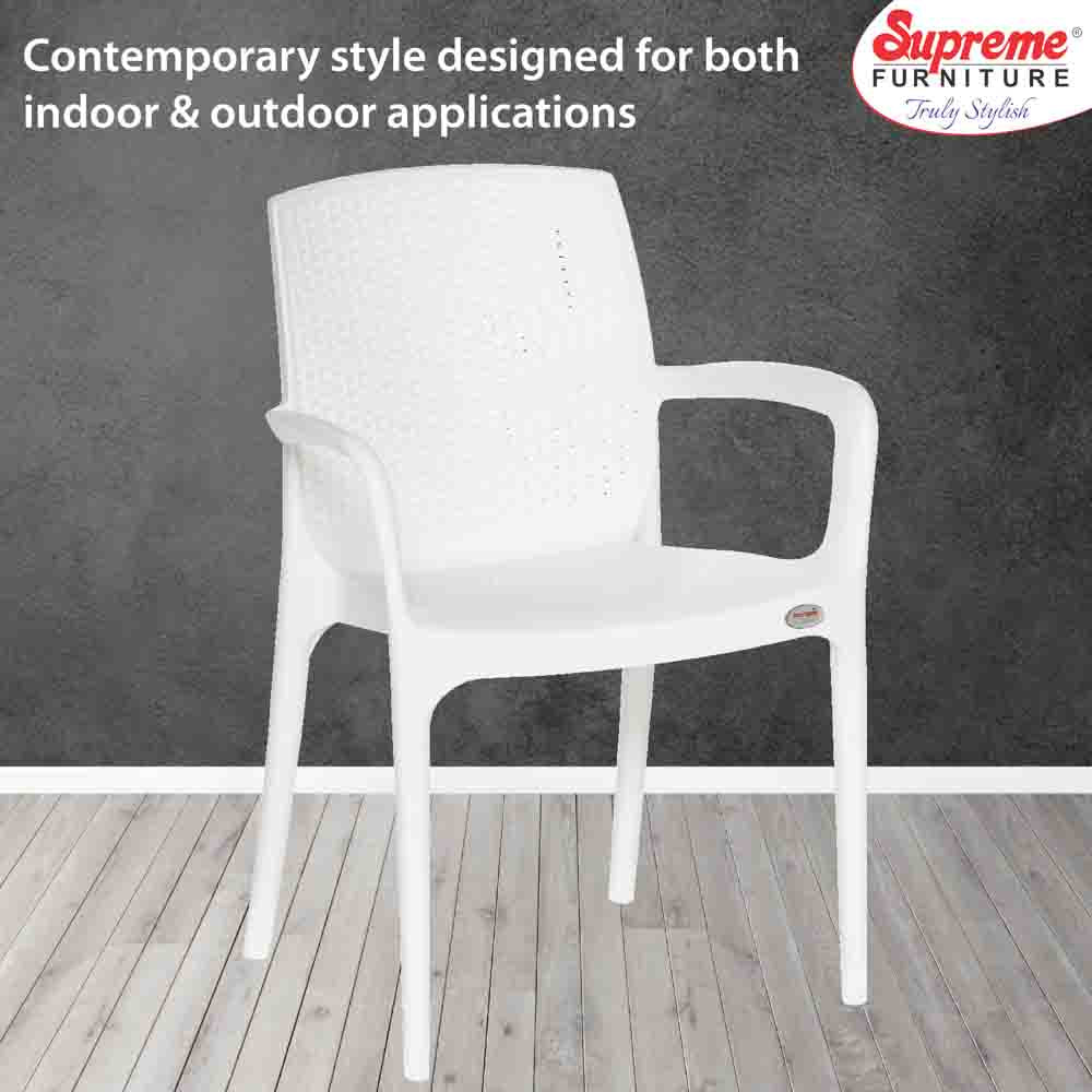 Supreme Texas Plastic With-Arm Chair