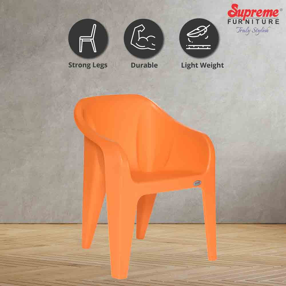Supreme Futura Plastic With-Arm Chair