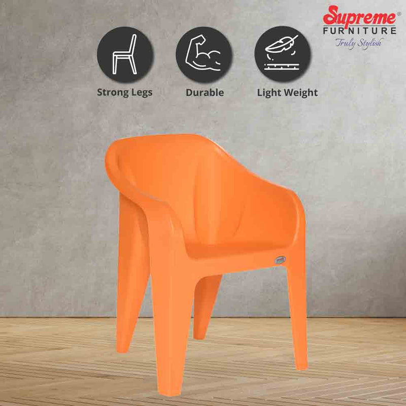 Supreme Futura Plastic With-Arm Chair
