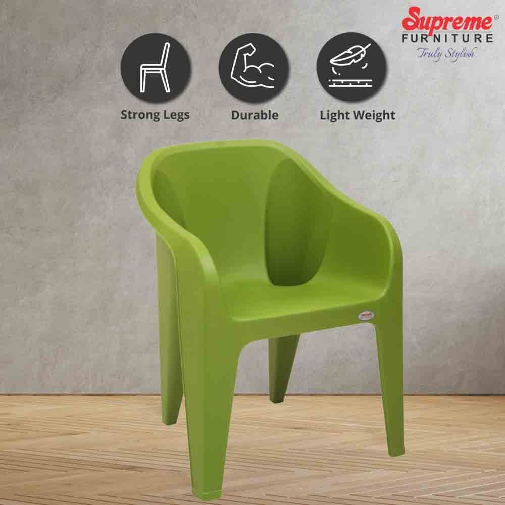 Supreme Futura Plastic With-Arm Chair
