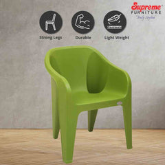 Supreme Futura Plastic With-Arm Chair