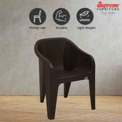 Supreme Futura Plastic With-Arm Chair