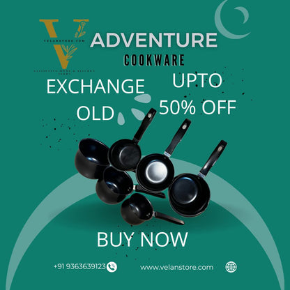 iron milk pan powder coated suitable for both induction & gas stove