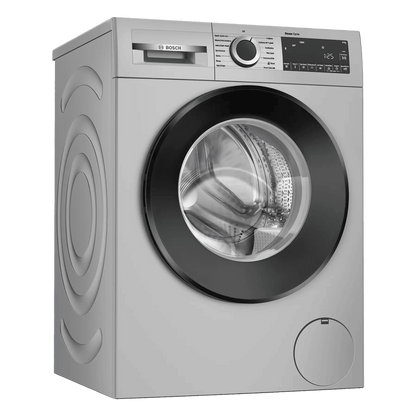 BOSCH 8 kg Fully Automatic Front Load Washing Machine (Series 6, WGA1320SIN, Auto Stain Removal, Silver)