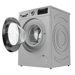 BOSCH 8 kg Fully Automatic Front Load Washing Machine (Series 6, WGA1320SIN, Auto Stain Removal, Silver)
