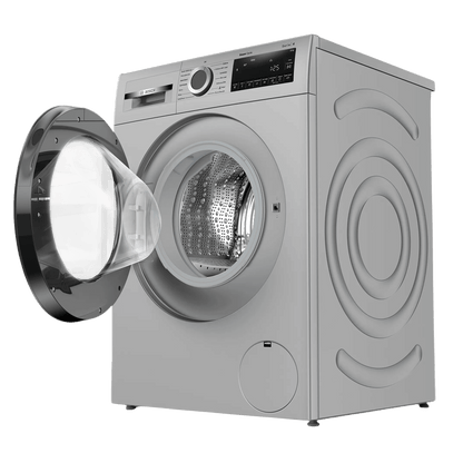 BOSCH 8 kg Fully Automatic Front Load Washing Machine (Series 6, WGA1320SIN, Auto Stain Removal, Silver)